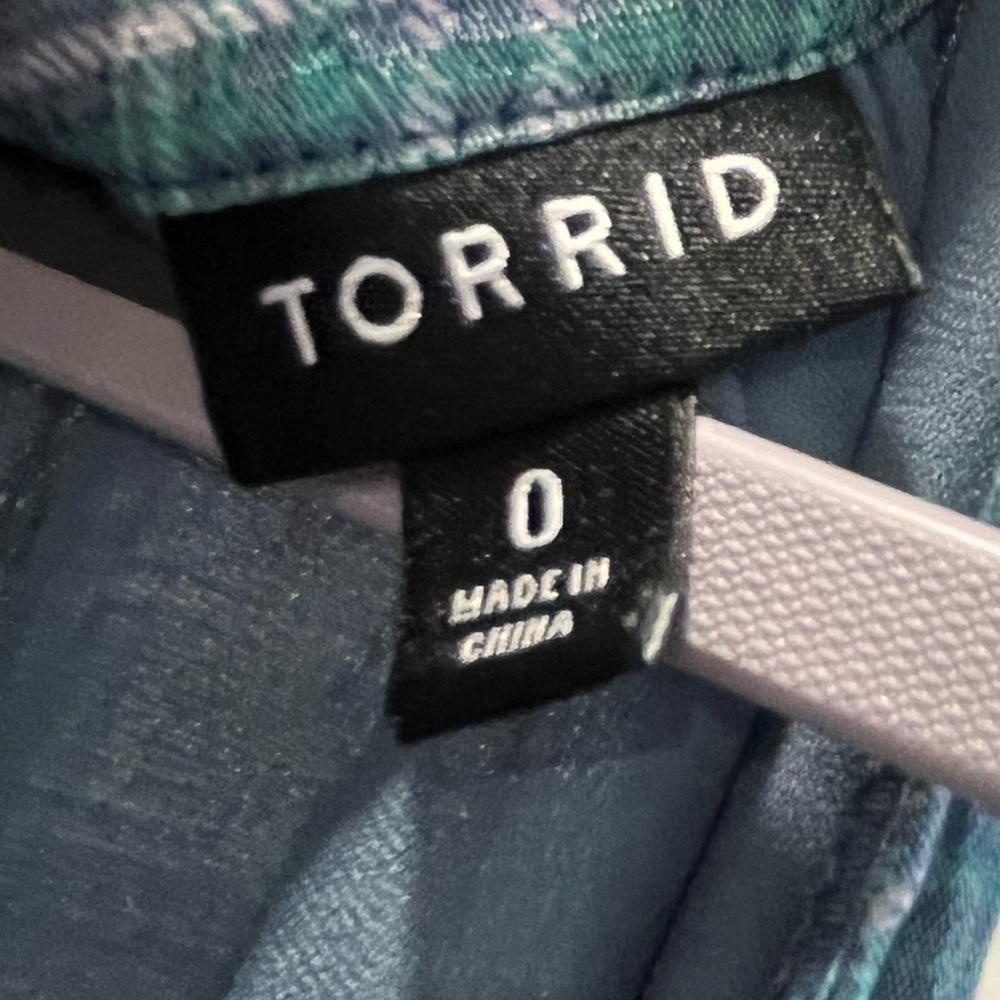 Torrid Blue Plaid Halter Maxi Dress - Picture 4 of 6